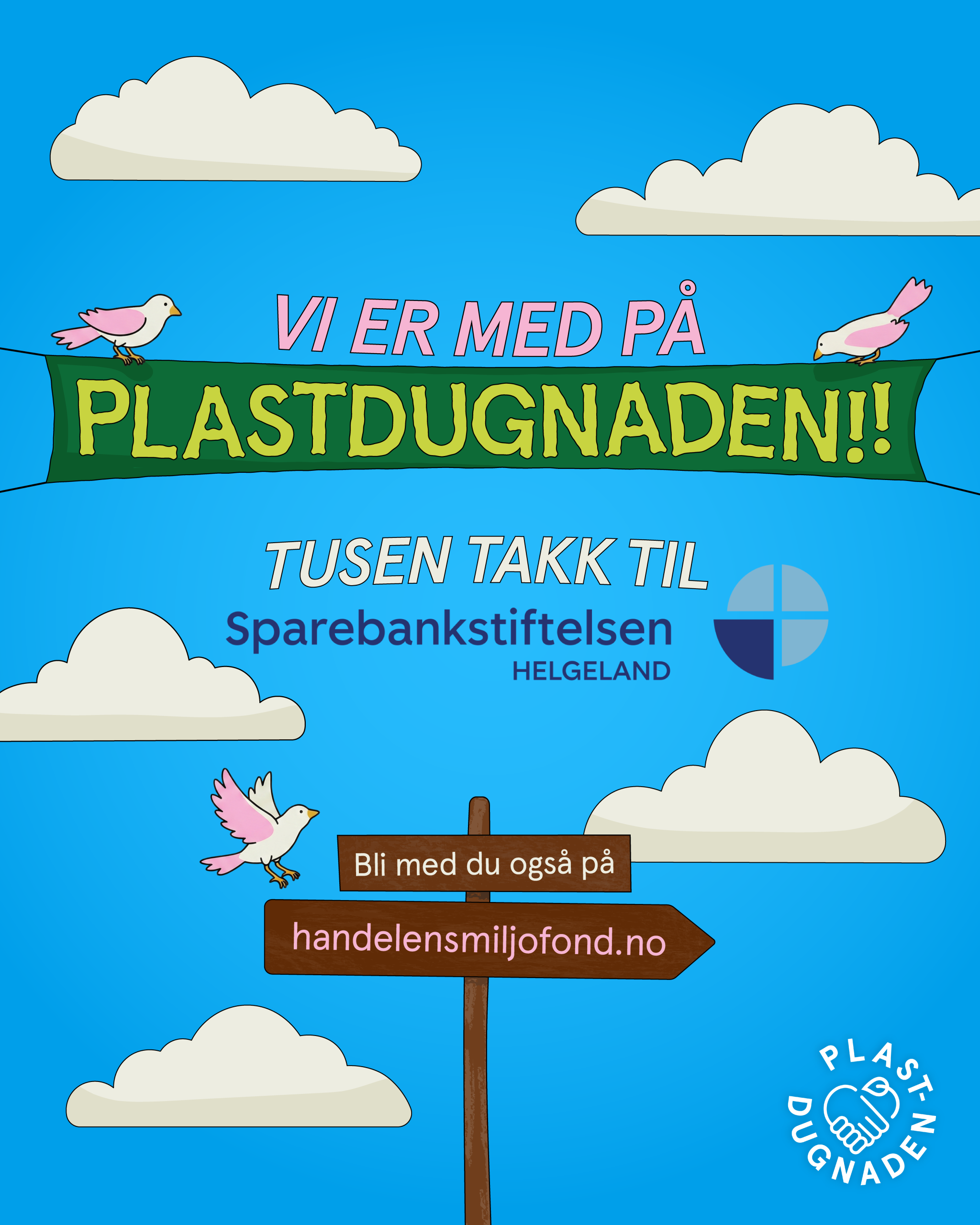 Plastdugnad 13. mai kl 17